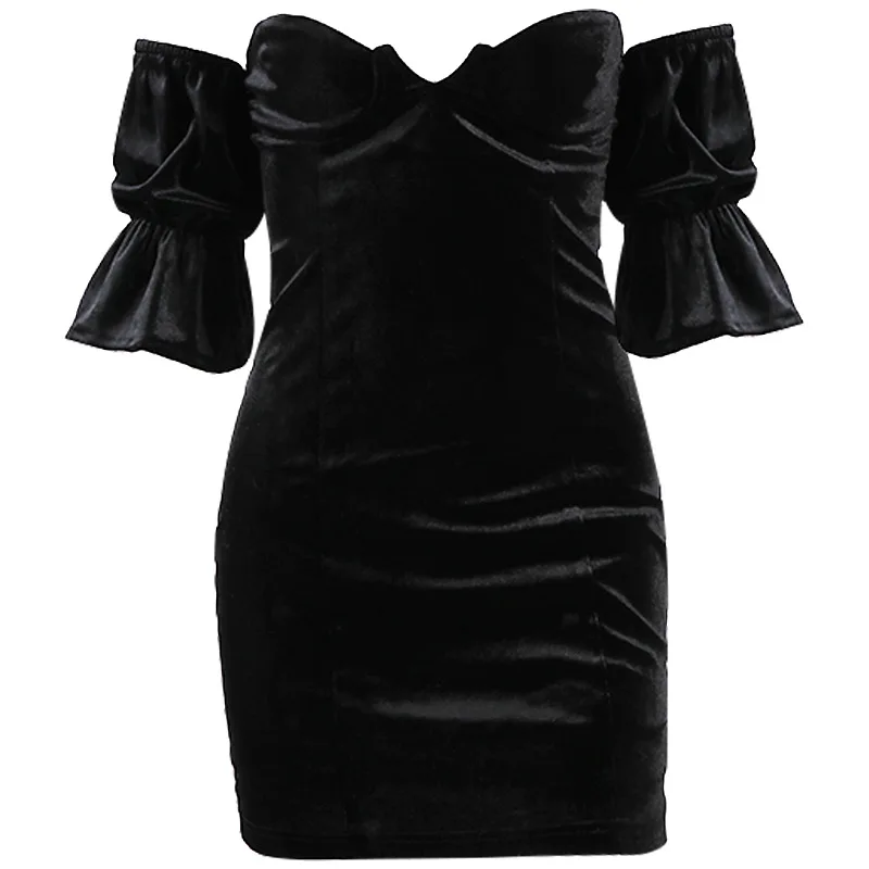 slim fit dress slacks Oh Polly Wildest Dreams Flare Sleeve Mini Dress – Luxandluxy