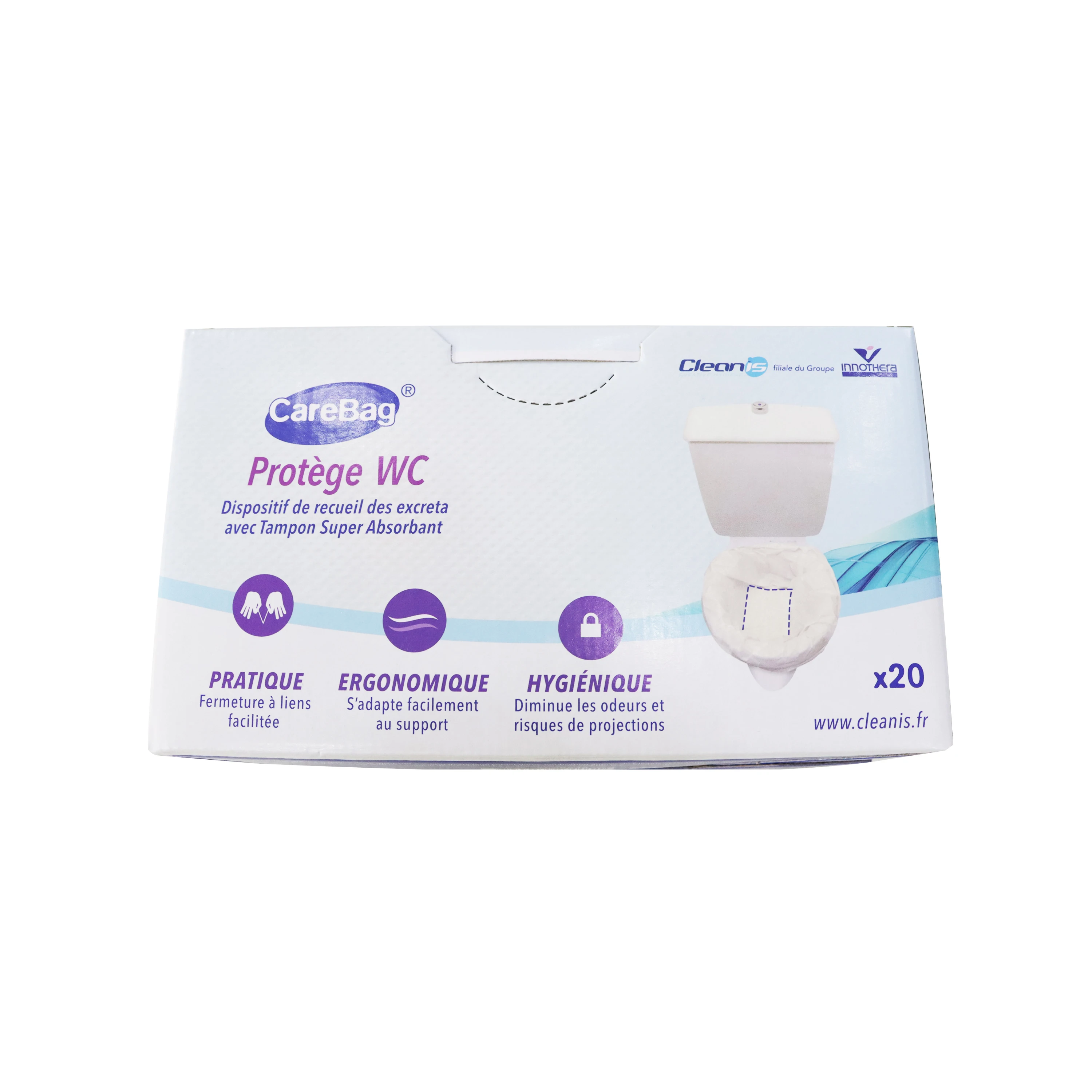 Universal Fit Adult Commode Chair Portable Toilet Bags Medical Grade Bedside Disposable Commode Liners