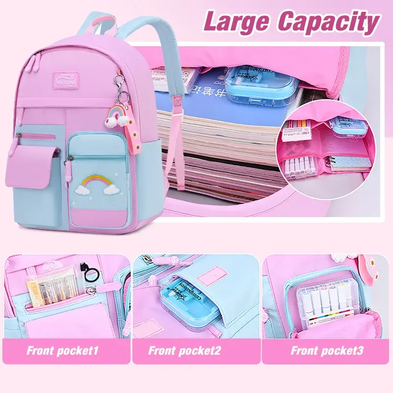 2023 New Cute School Bags For Girl Fashion Burdenreducing School Bags