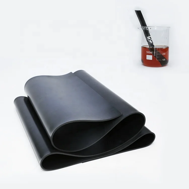 High Nitrile Elastic FKM Rubber Sheet 3mm Thick Waterproof Black Vulcanized Gasket Petrol Resistant Thin Soft Cutting Service