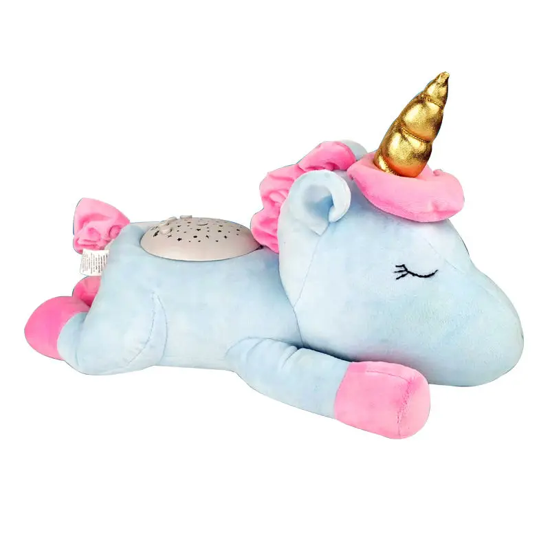 Cute Unicorn Plush Slumber Buddies with Lullabies White Noise