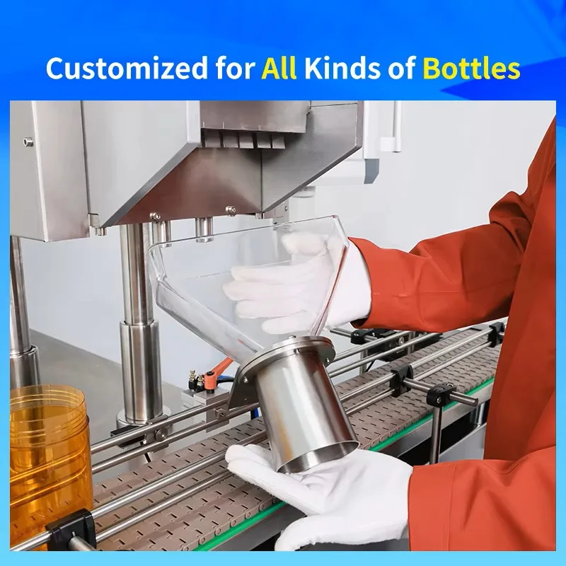8 Lane Electric Automatic Capsule Tablet Counter 8 Channel Bottling Capsule Tablet Counting Machine