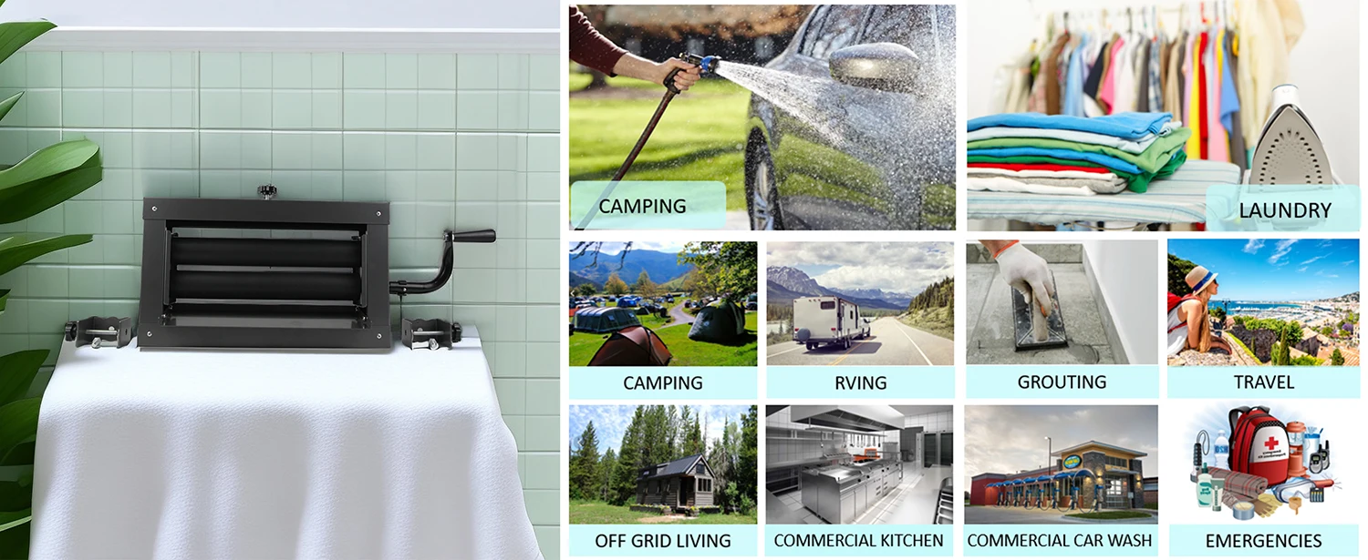 Heavy Duty off Grid Laundry Wringer - Efficient Moisture Removal