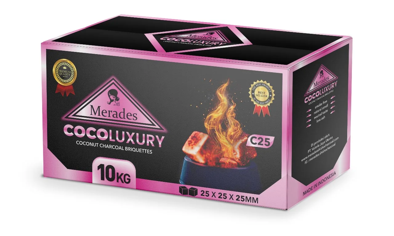 High Quality Coco Luxury Coconut Shell Charcoal for Shisha