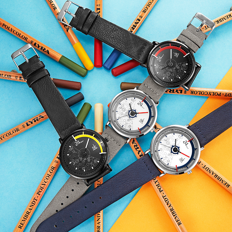 SHENGKE Men's Wrist Watches Fashion Functionality