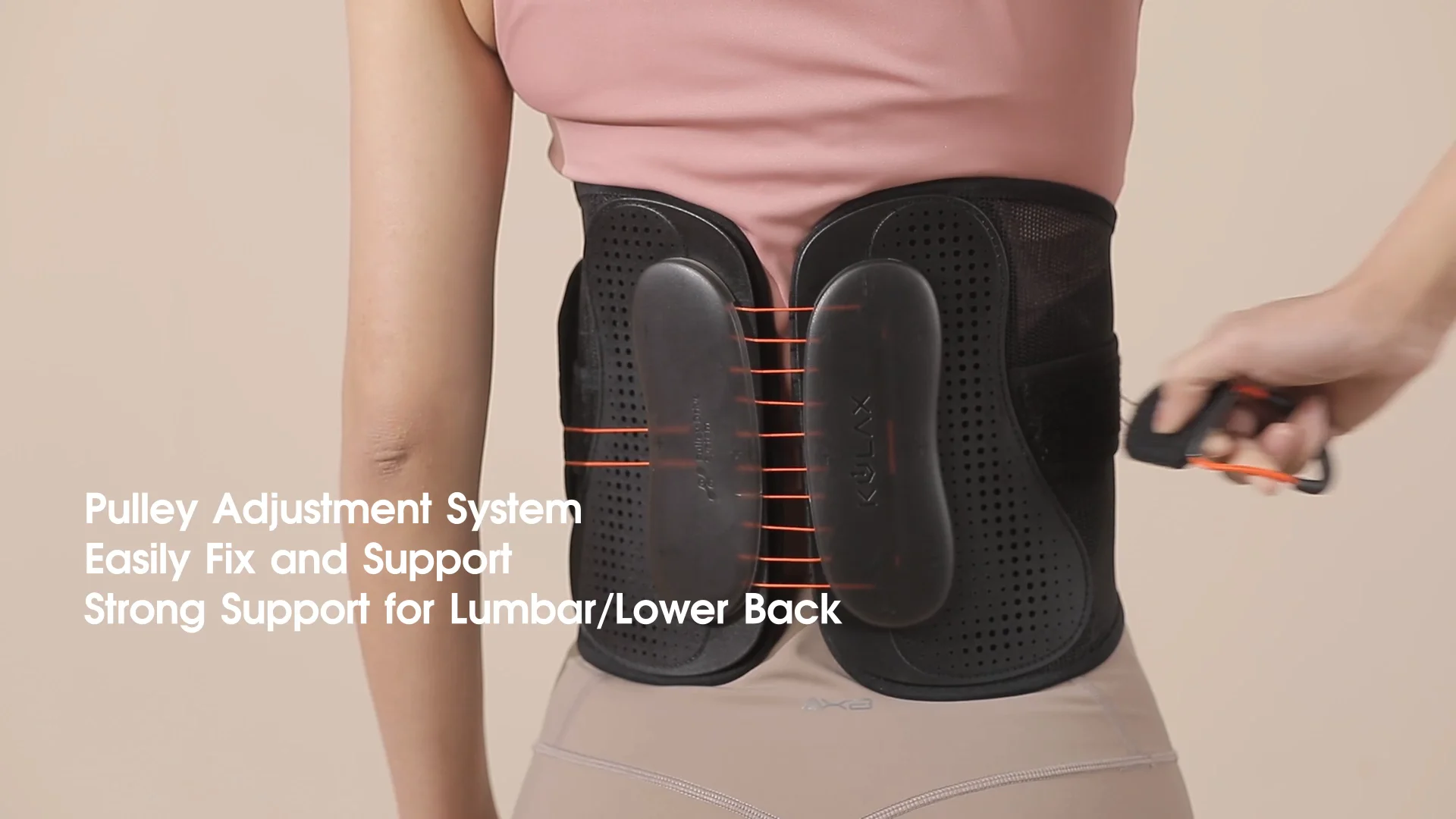 Physiotherapy Equipment Lower Back Pulley Pull Rope Waist Back Support