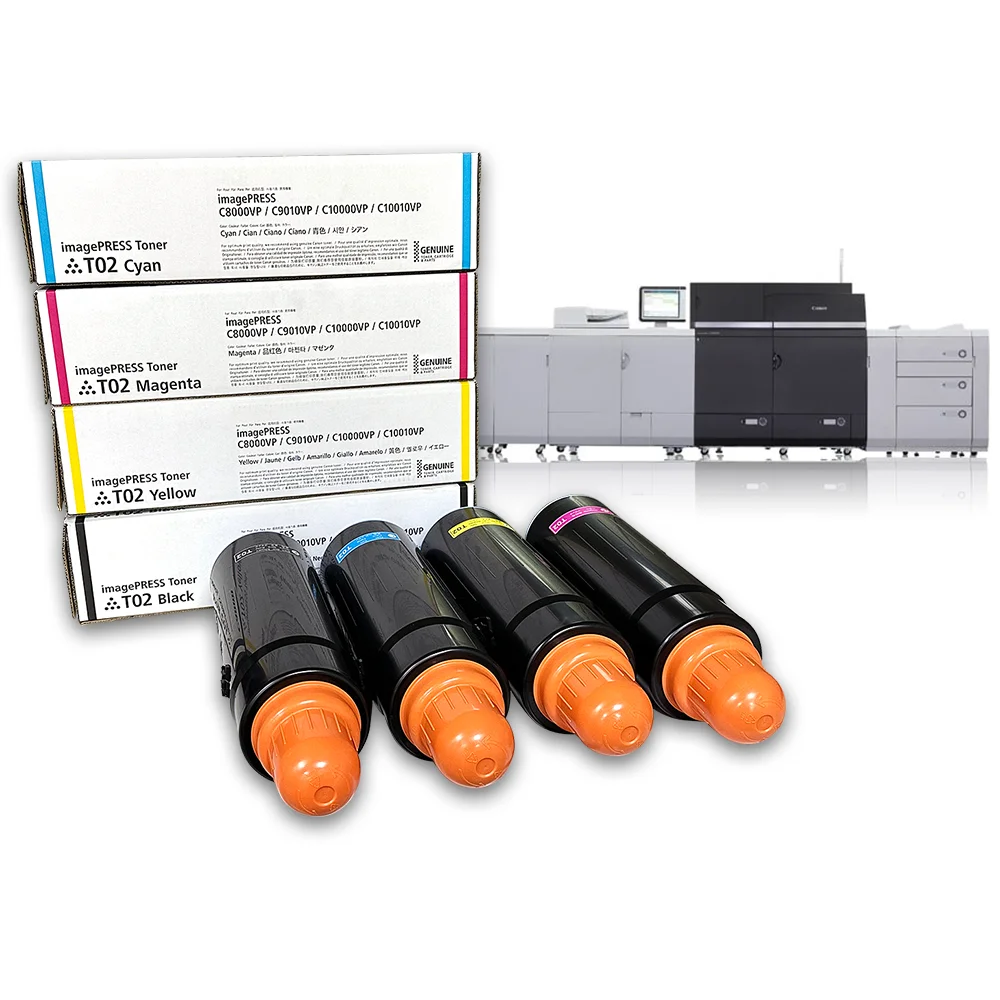 Original T02 Toner Cartridge for Canon ImagePRESS C8000VP/C9010VP