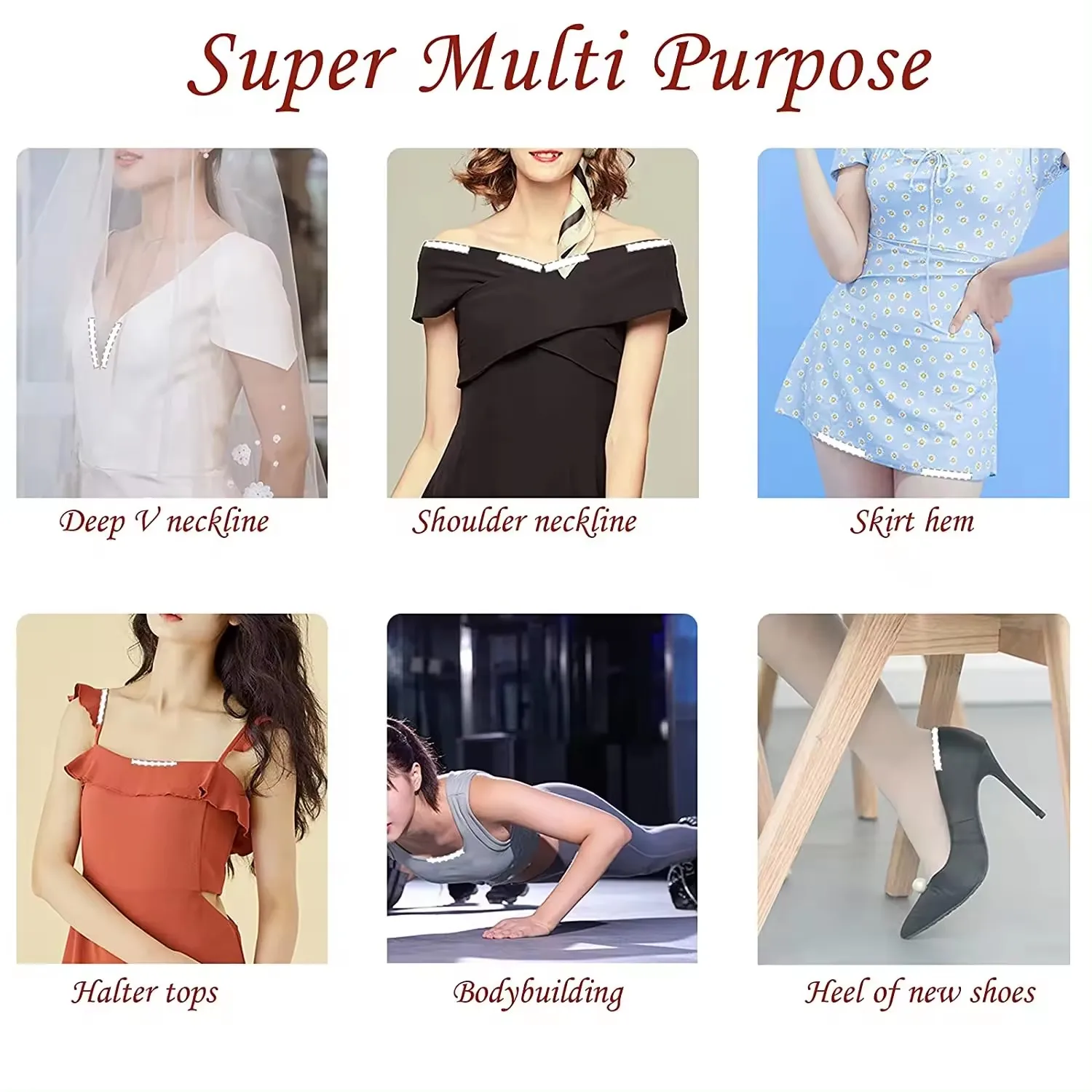 slim fit dress slacks Hollywood Fashion Secrets Temporary Hem Tape main image 1