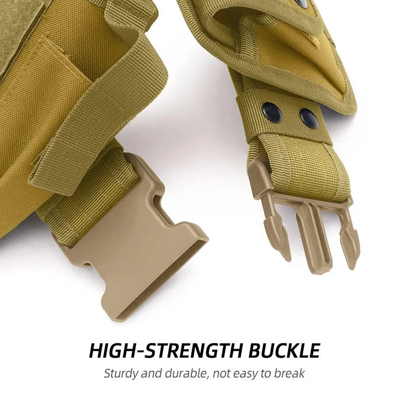 Wholesale Outdoor High Density Material Adjustable Heavy Duty Utility Belt Quick-Release Belt with Pouch Tactic Waist Belt