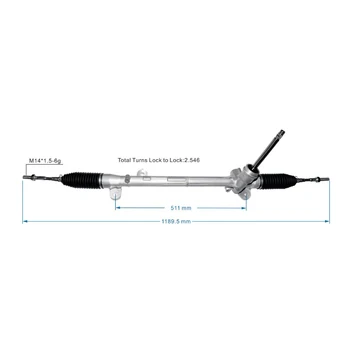 Auto part high quality wholesale price steering rack for Mazda CX5 KB7W-32-110A