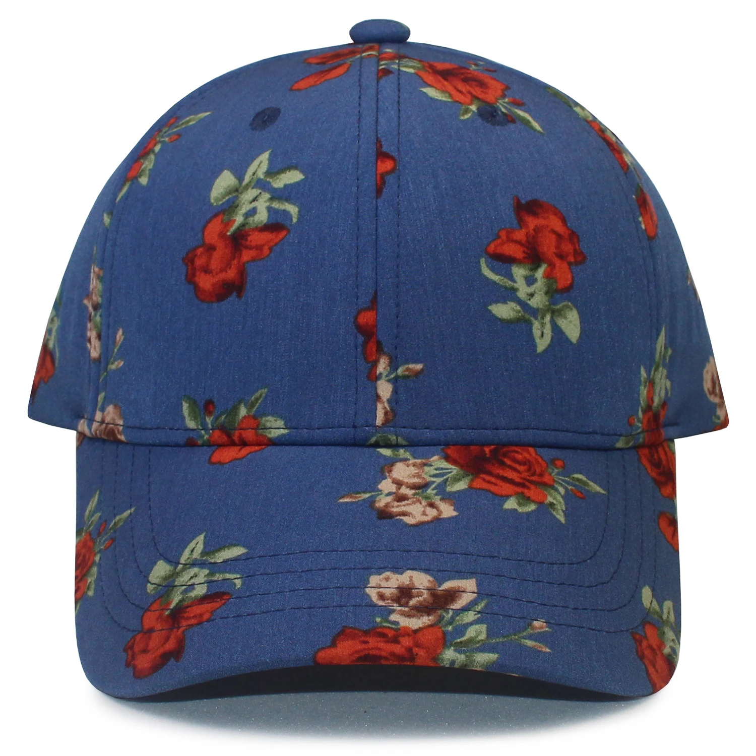 Women Men Unisex Checkered Twill Common 100% Cotton 6-Panel Adjustable Snapback Baseball Cap Four Seasons