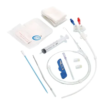 Long Term Hemodialysis Catheter Set, Peritoneal Dialysis Catheter, Haemodialysis Catheter Kit, LT Double-Lumen Catheter 15Fr