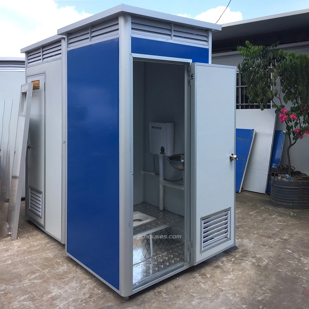 Prefabricated Squat Cabin Restroom Portable Bathroom Mobile Outdoor