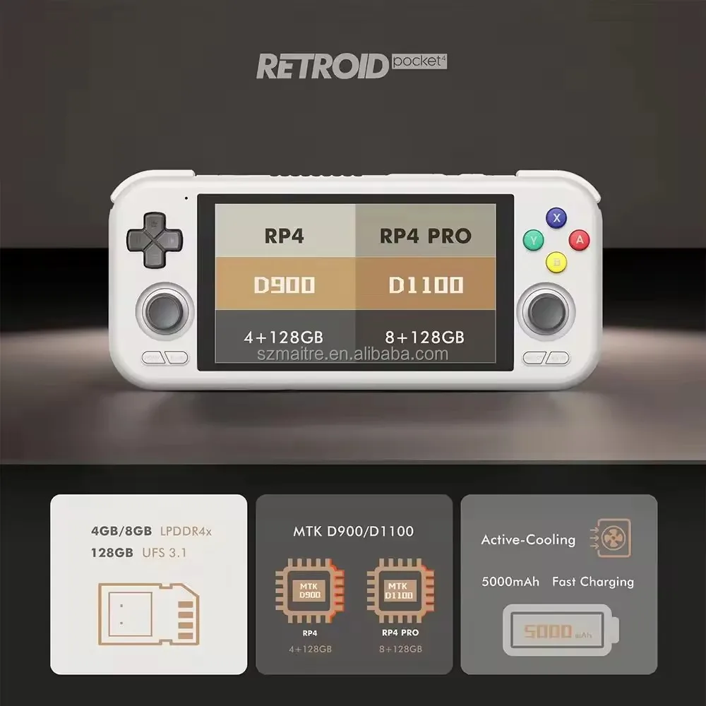Retroid Pocket 4 Pro - Retro Video Games Console Android 11