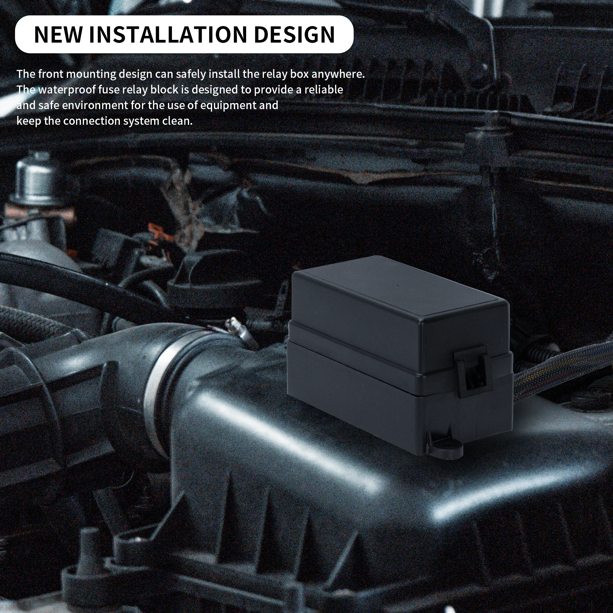 Weasch 12 V 12-voudige zekerings- en relaiskast, 8 relais en 12 sleuven voor ATC/ATO-platte zekeringen, compatibel met 4- en 5-polige 40A-relais, voor auto, vrachtwagen, boot en jeep Weasch 12 V 12-voudige zekerings- en relaiskast, 8 relais en 12 sleuven voor ATC/ATO-platte zekeringen, compatibel met 4- en 5-polige 40A-relais, voor auto, vrachtwagen, boot en jeep