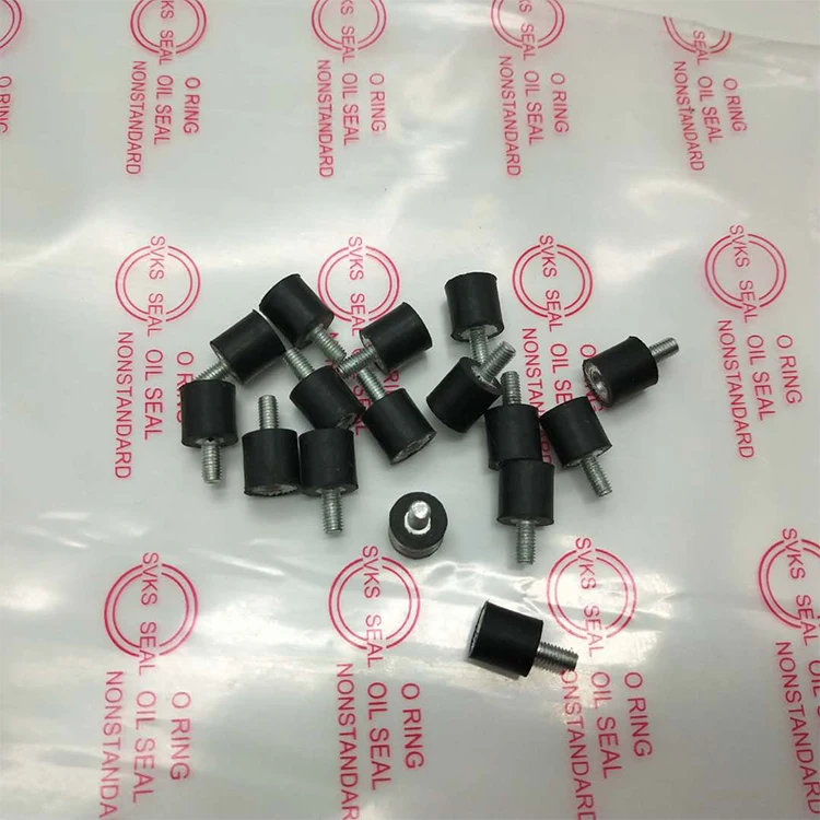 M3*3 8*8 Male to Female Rubber Shock Absorber Anti Vibration Isolator  Damper Mounts Rubber Feet