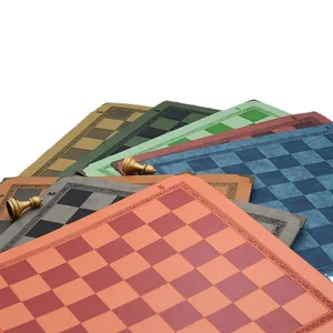 Large Outdoor Chess Set Leather Board Game High-end Luxury Table Game 9 Colors Chilean Toy Gift Collection Backgammon Go Game