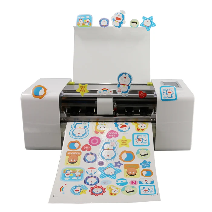 Automate Cutting And Printing With laser cut sticker machine 