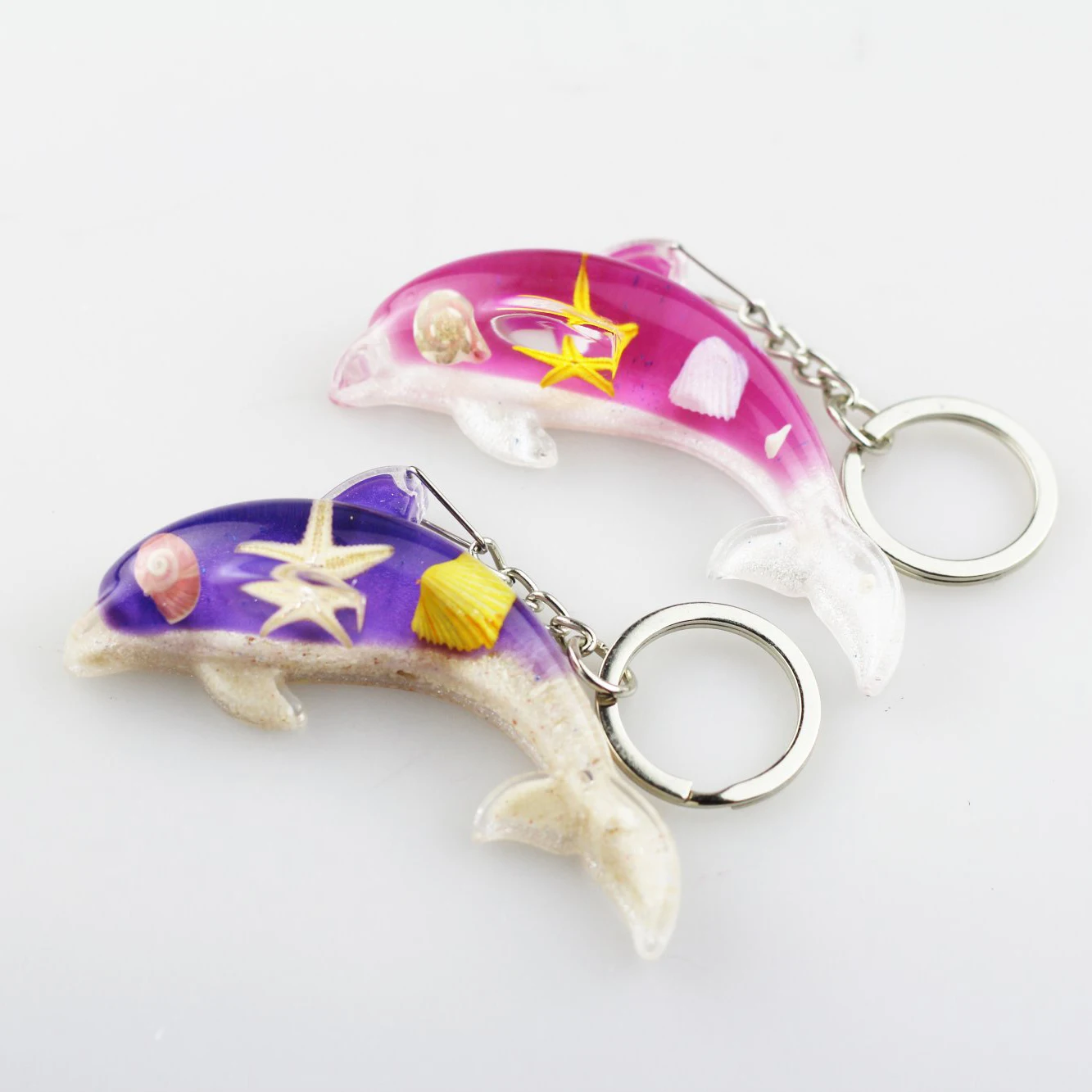 Wholesale Sea Creature Resin Key Chain Lululemon Key Chain Dolphin