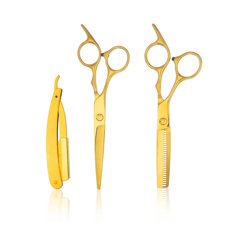 Hair Cutting Thinning Scissors Barber Hairdressing Shaving Razors Salon