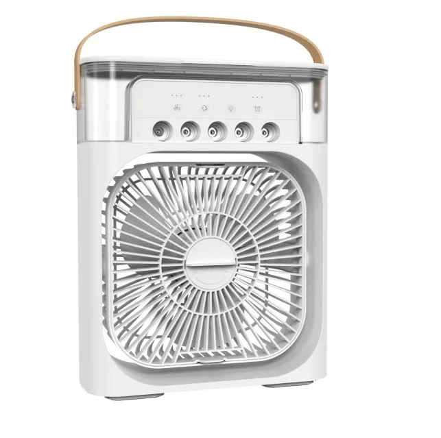 2022 Classic Item Mini Ac with Usb Air Cooling Fan Water Cooler Stand Fan Cooling Table Plastic Logo Customized Ce OEM 5V 8W