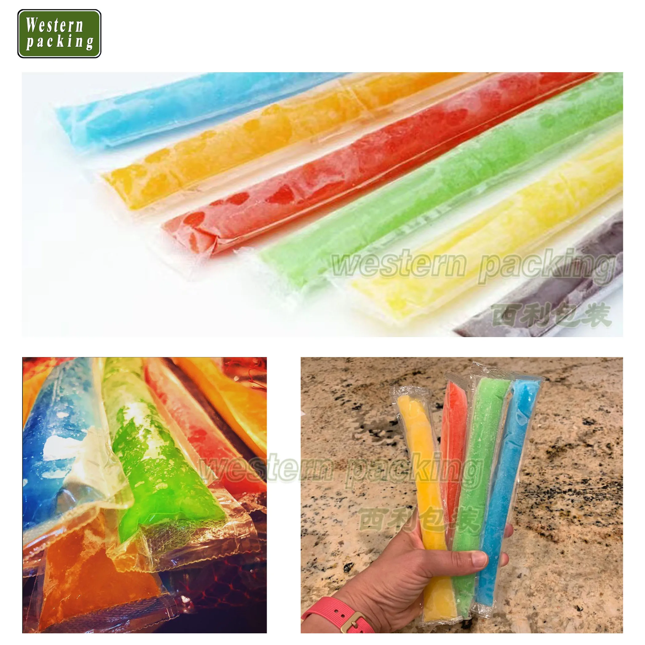 Small Sachet Automatic Vertical Ice Lolly Packing Machine