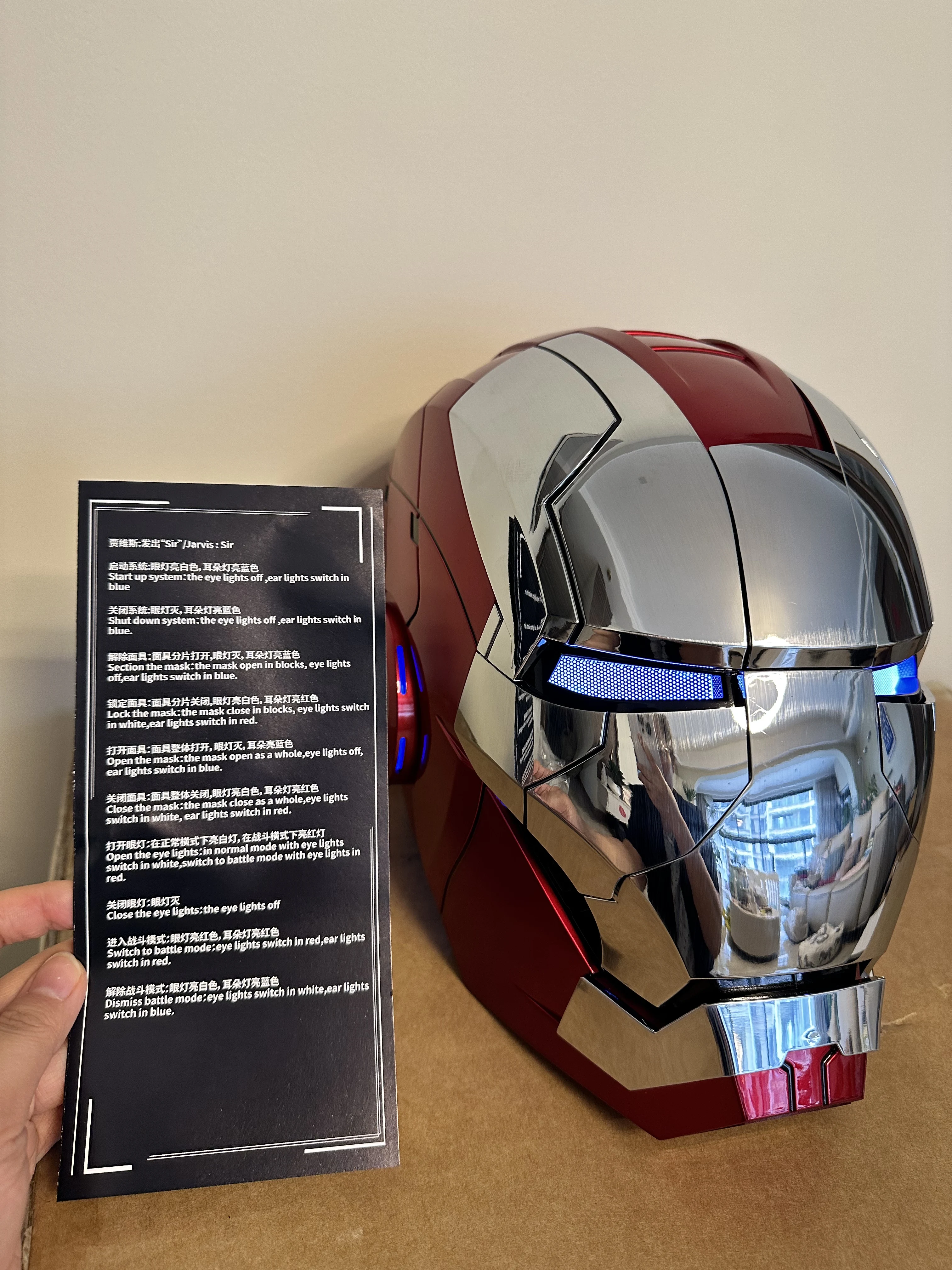 Cosplay with the 2025 Upgrade MK5 Ironman Helmet by Autoking