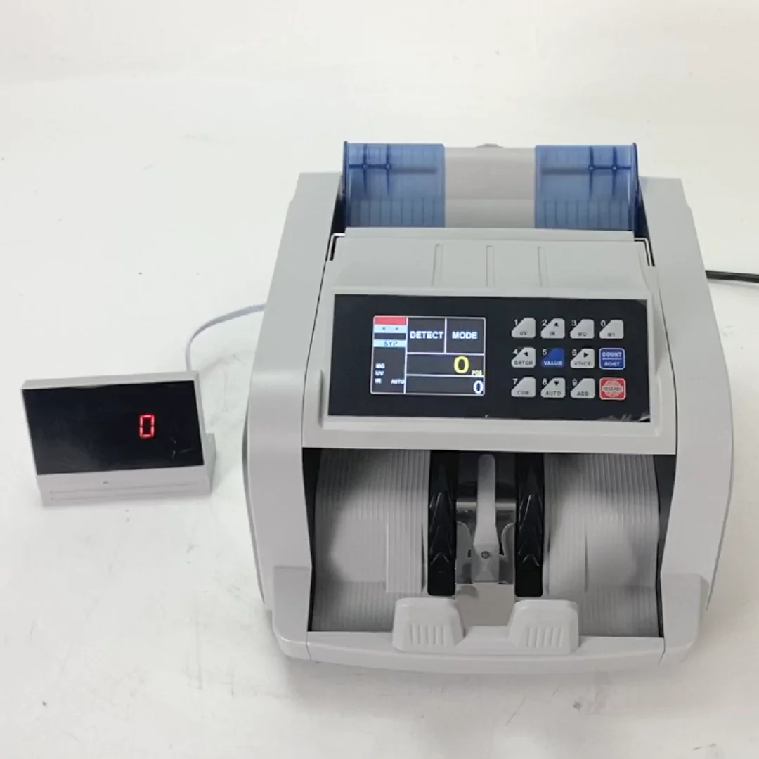 Multi-Currency Money Counter Machine with TFT Display & Fake Cash