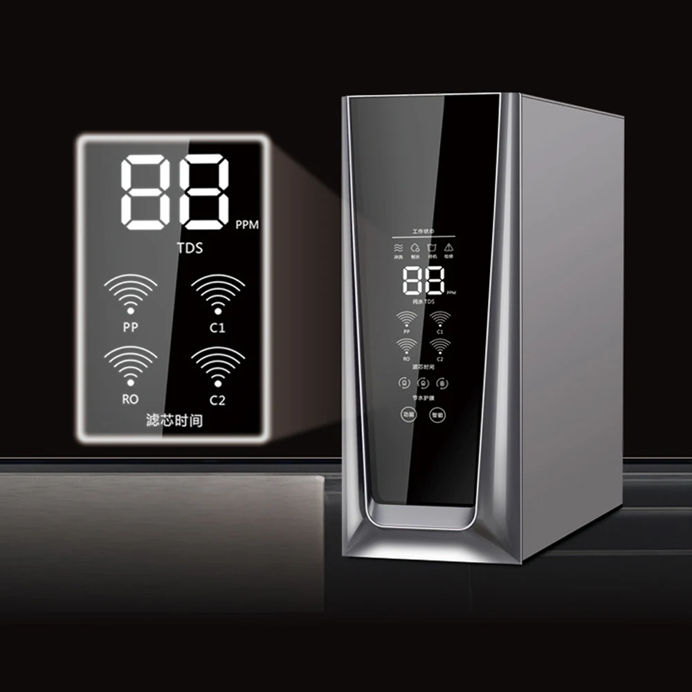 1000GPD Fast Flow Under Sink Tankless RO Water Filter Reverse Osmosis Water Filtration System