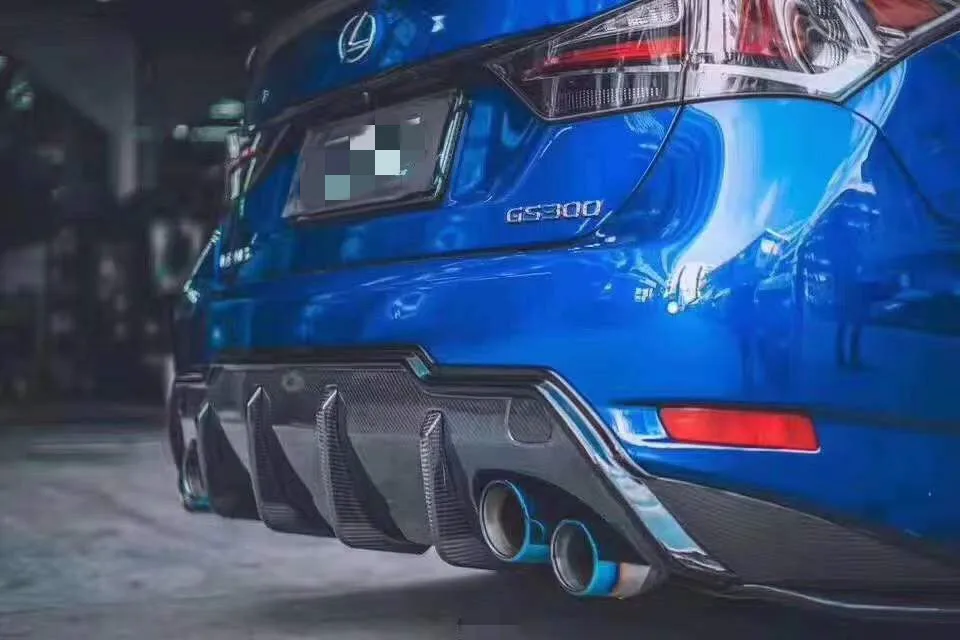 Carbon Fiber Rear Diffuser for Lexus GSF/GS350 F-Sport | Enhance ...