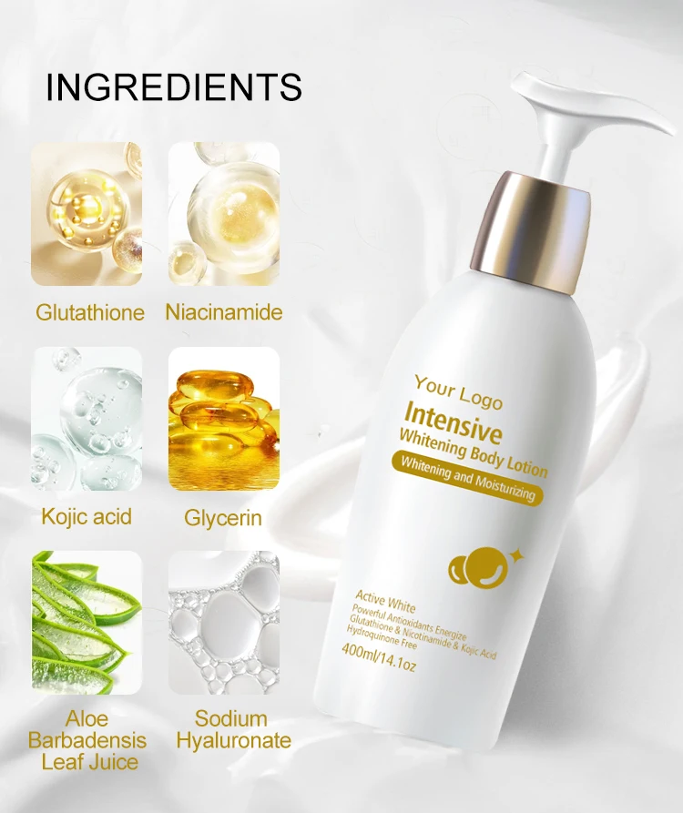 Free Sample Best Kojic Acid Glutathione Niacinamide Skin Intensive