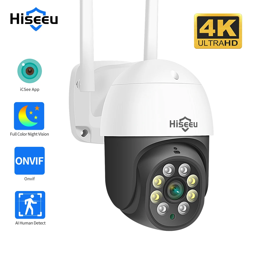 Hiseeu 5MP PTZ WIFI Camera Versatile Security Solution