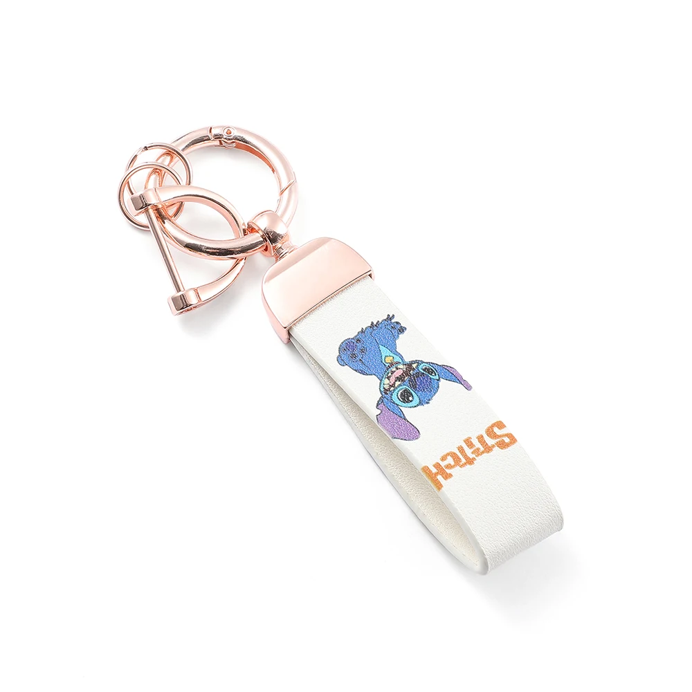 Detachable Anime Kawaii Disneys Stitch Keychains Custom Metal Key Ring ...