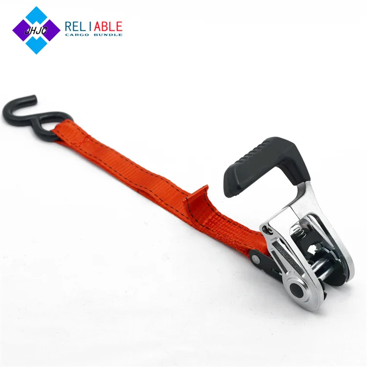 Heavy Duty 1000lbs Aluminium Cargo Lashing Ratchet Tie Down Straps With