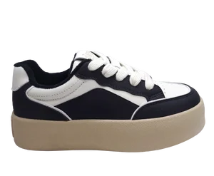 Hot Design Wholesale Fashion Chunky Sneaker Thick Bottom Casual Couple Sport Walking Custom Sneaker Shoes for Women