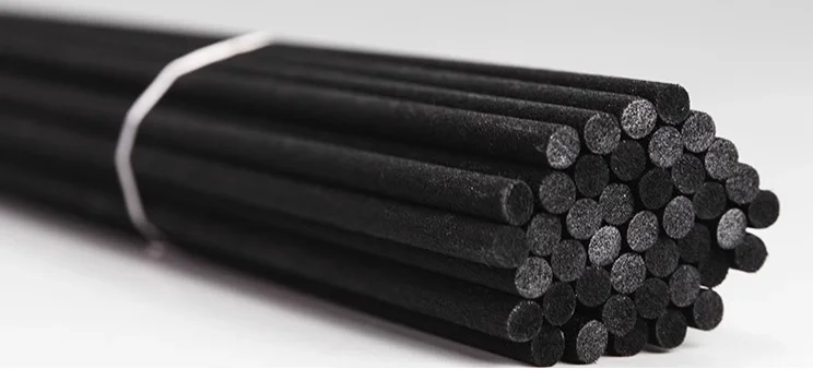 product fashion black white natural color synthetic reed sticks good absorption fragrance polyester fiber reeds-4