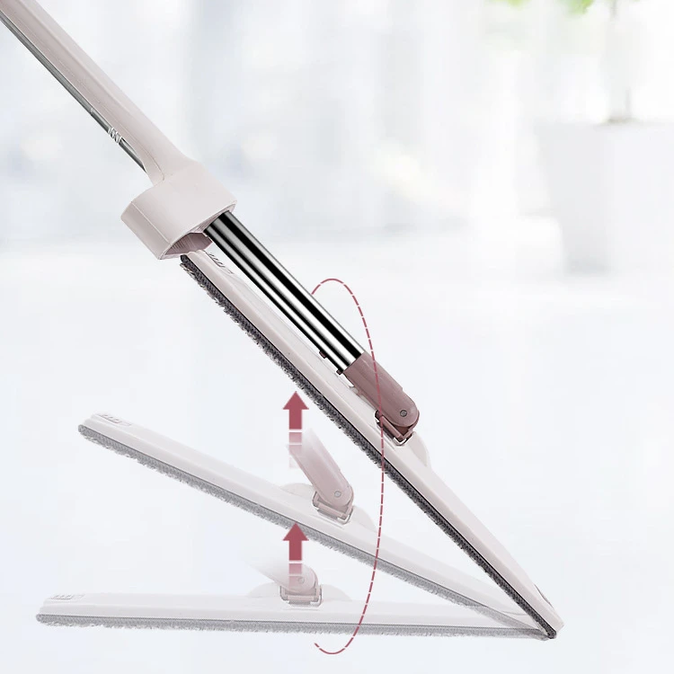 Новинка, оптовая продажа, плоская Швабра из сверхтонкого волокна для ручной уборки, Влажная и сухая Швабра двойного назначения, для ленивых, не требующая мытья