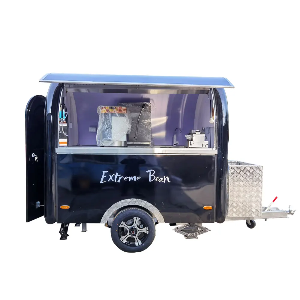 TUNE Mobile Coffee Cart Concession Trailer Kitchen Chicken Food Trailer