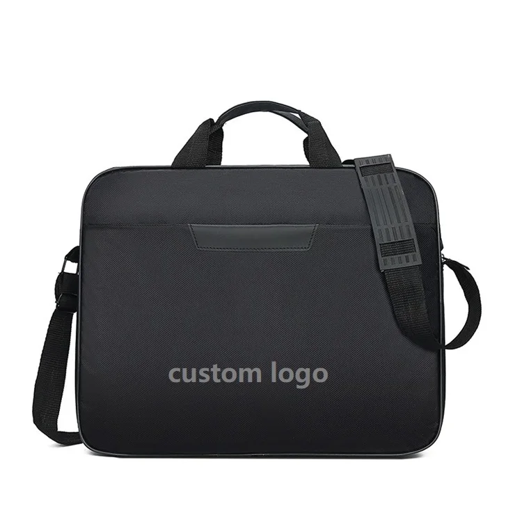 Customized Logo Black Business Computer Bag Notebook Laptop Bag15.6