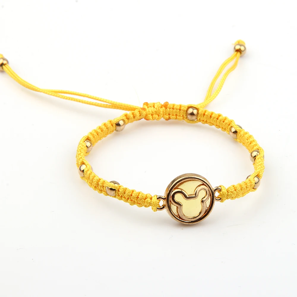 Butterfly Alphabet Pattern Woven Bracelet Life Tree Devil Eye Crystal Woven Bracelet Promotion Cooling Bracelet