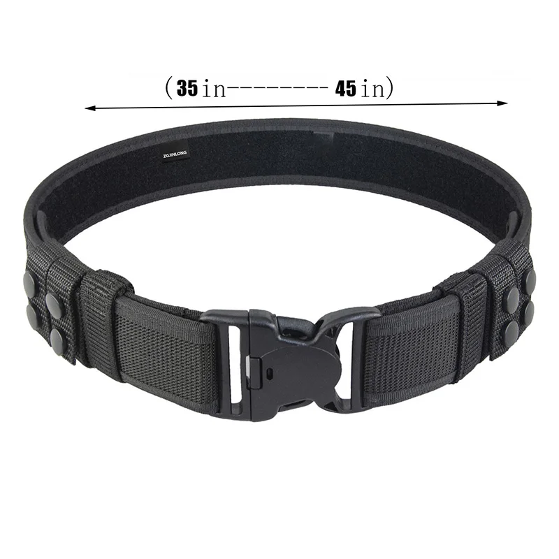 Waterproof Nylon Multifunctional Waist Belt Seven Piece Set for Duty Patrol Security Equipment Fixed Waist Bag