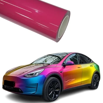 Purple Beetroot TPU Color Changing Self-Healing PPF Paint Protection Film Scratch-Resistant Heat Repair Car Wrap Sticker Body