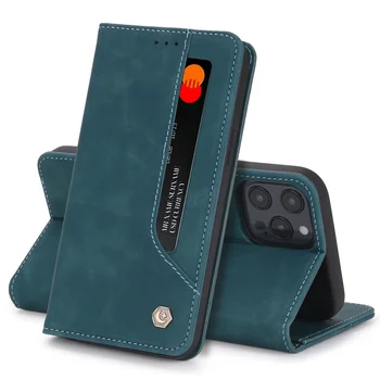 2020 Fashion Protective Phone Cover For iPhone 13 12 11 Mini Pro Max Magnetic PU Leather Phone Case Flip Wallet Shockproof Case