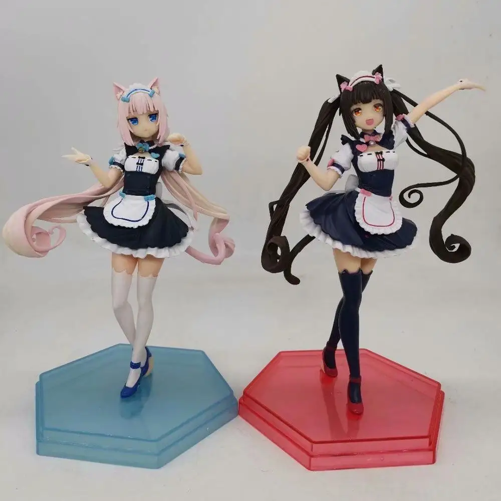 NEKOPARA Vanilla & Chocolat Cosplay PVC Figure Anime Model Toy  Collection 17cm | eBay