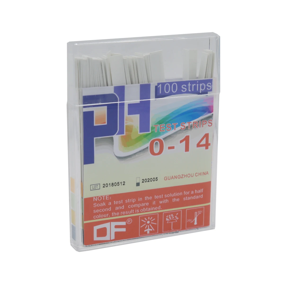 NO LOGO ZDX-PH 100 Tiras de Prueba de pH 0-14 Kit de Papel indicador ácido alcalino del Agua de la Saliva tornasol probador de medición Análisis de Instrumentos 