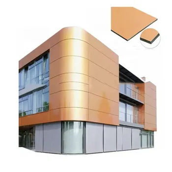 Factory Supply 4mm External wall facade Acm board/ aluminum Composite Panel With Installation System