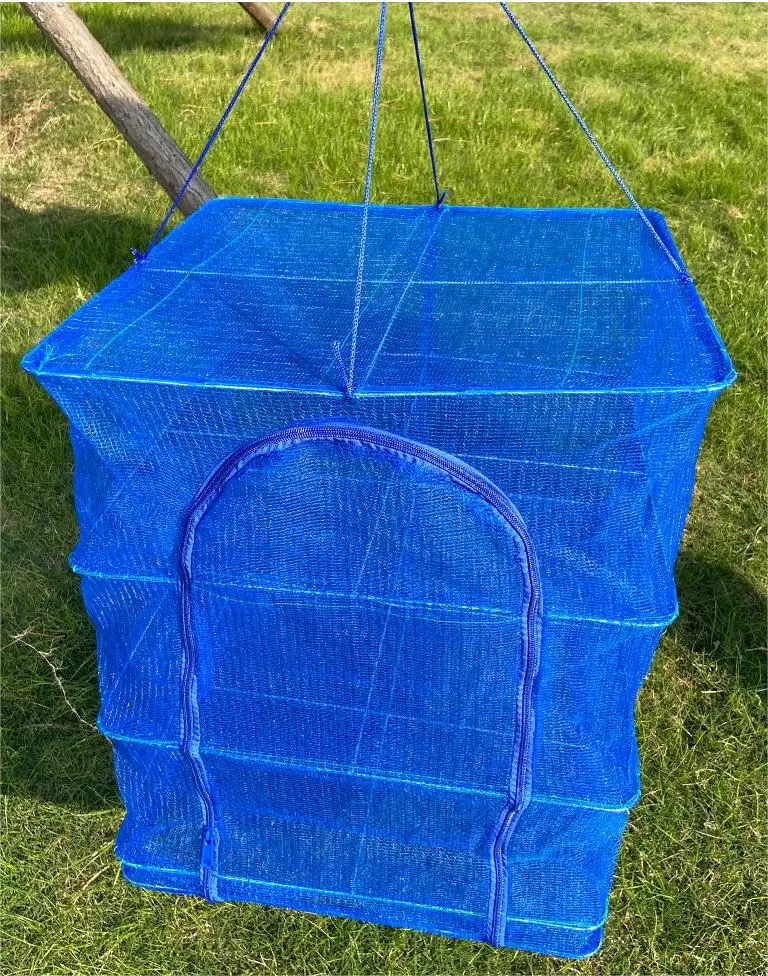Folding 3/5 Layers Drying Fishing Net Anti Fly Cage Drying Vegetable