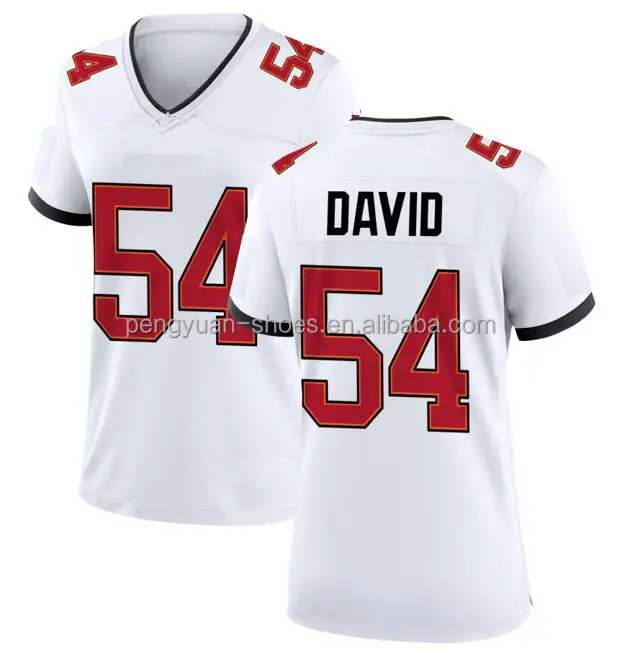 Wholesale Men's 12 Tom Brady 13 Mike Evans 14 Chris Godwin 45 Devin White  54 Lavonte David Football Jersey From m.