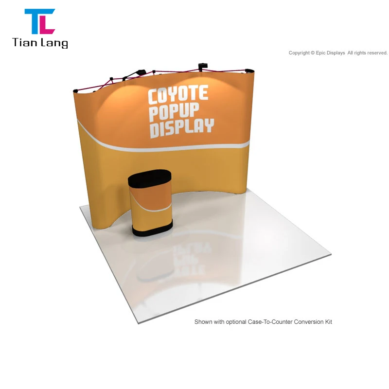 Tian Lang 8 Peus Funda d'Almorrà Fons d'Estança de Quadre d'Alumini per a Esdeveniment de Festes amb Logotip