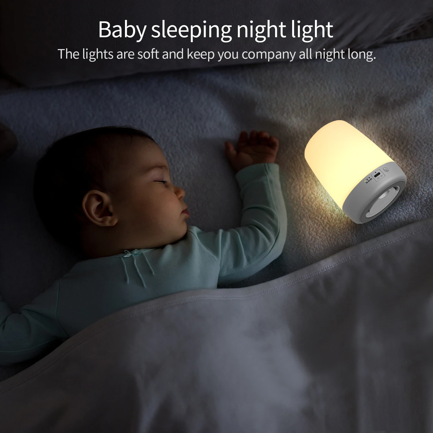 Versatile Rgb Touch Lamp 3 Brightness Night Light For Nighttime